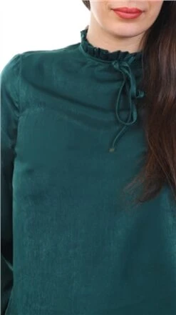 Fashion Union Green Frill High Neck -Noisy May Shop 14148 1