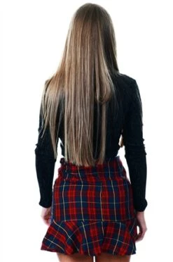 Noisy May Black Velvet Cropped Long Sleeve Top -Noisy May Shop 17285 3