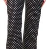 Urban Bliss Black Polka Dot Flare Trouser -Noisy May Shop 18611