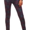 Missi London Red Check Tarten Trouser