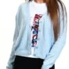 Only Blue / Blue Fog Short Knitted Cardigan -Noisy May Shop 21567