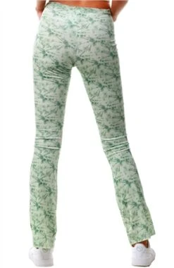 Daisy Street Green Tie-Dye Flared Trousers -Noisy May Shop 21714 3