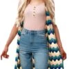 Vivichi Blue Stripe Knitted Sleeveless Cardigan -Noisy May Shop 22240