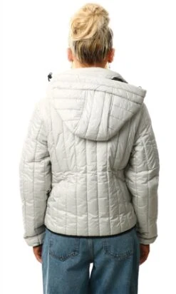 Gstar Oyster Blue Meefic Vertical Quilted Jacket -Noisy May Shop 22639 3