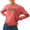 Gstar Pink Premium Core Raw. Crewneck