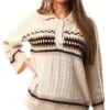 Vila Birch / Cream Button Knitted Jumper