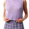 Vila Pastel Lilac Nellie High Neck Vest