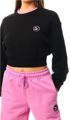 Puma Puma Black Swxp Crew Neck Sweatshirt -Noisy May Shop 24157 1