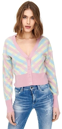 Only Straw Summer V Neck Cardigan