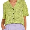 Noisy May Wild Lime Short Sleeved Print Shirt