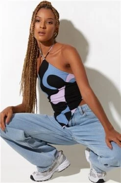 Motel Purple Jaira Halterneck Top -Noisy May Shop 24361 2