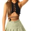 Cutie London Lime Check Tennis Mini Skirt -Noisy May Shop 24588