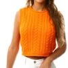 Veromoda Orlode / Orange Festina Knitted Vest