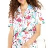 Glamorous Abstract Print Button Front Shirt