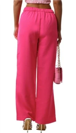 Pieces Fuchsia Purple Bossy Wide-Leg Trousers -Noisy May Shop 25244 3
