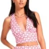 Motel Apple Check Blush Red Nanda Crop Top -Noisy May Shop 25315
