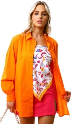 Only Orange / Oriole Loose Long Sleeved Shirt