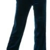 Vila Federal Blue Velour Straight Trousers -Noisy May Shop 26463