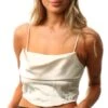 Urban Bliss Cream Cowl Neck Corset Style Top -Noisy May Shop 26490