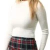 Cutie London Tartan Print Mini Skirt -Noisy May Shop 26638