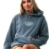 Missi London Grey Acid Oversized Printed Hood