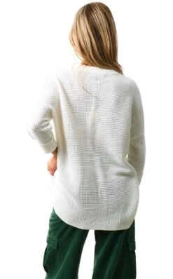 Veromoda Snow White Leanna V-Neck Pullover -Noisy May Shop 26915 3