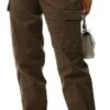 Only Wren / Taupe Carlton - Gigi Reg Waist Cargo Trousers -Noisy May Shop 26986