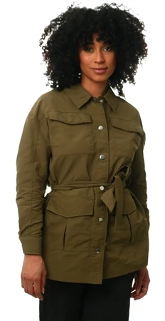 Vila Ivy Green Pocky Long Sleeve Utility Jacket
