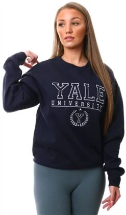 Vivichi Navy Oversized Yale Sweatshirt