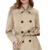 Only Ginger Root Valerie Double Breasted Trenchcoat