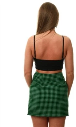 Only Green / Green Bee Nadina Pattern Skirt -Noisy May Shop 27426 3
