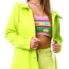 Only Green / Lime Punch Ellen Solid Colored Rain Jacket -Noisy May Shop 27848
