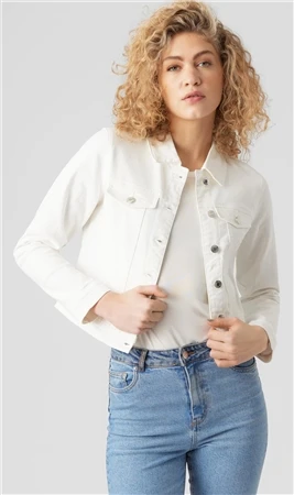 Veromoda Cloud Dancer Luna Denim Jacket 3 Veromoda Cloud Dancer Luna Denim Jacket