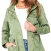 Only Green / Hedge Green Lorca Canvas Parka Jacket