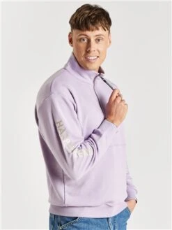 Harper & Lewis Lavender 1/4 Zip Sweater -Noisy May Shop 27961 3