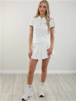 Saint Genies Cream Mini Pleated Skort -Noisy May Shop 28046 2