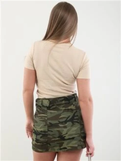 Saint Genies Camo Cargo Skirt -Noisy May Shop 28215 3