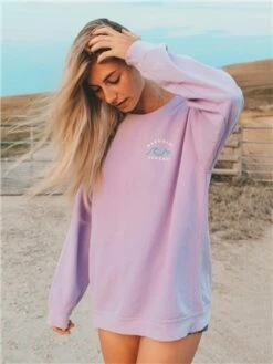 Bleubird Lavender Horizon Crew Sweat -Noisy May Shop 28235 3