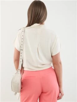 Pieces Birch Vinsty Linen-Blend Shirt -Noisy May Shop 28260 3