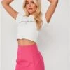Saint Genies Pink Split Skirt -Noisy May Shop 28315
