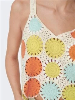 Only Grey / Birch Yvonne V-Neck Top -Noisy May Shop 28414 1