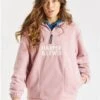 Harper & Lewis Dusty Pink Sweet Pea 1/4 Zip Fleece -Noisy May Shop 28419