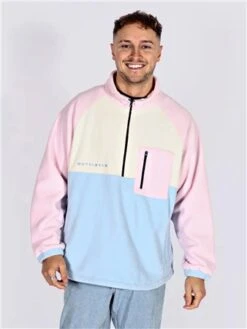 Oi Pink Pocket Fleece -Noisy May Shop 28444 3
