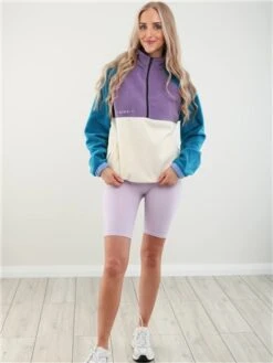 Oi Purple Flashback Fleece -Noisy May Shop 28445 2