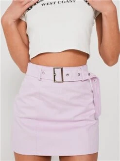 Saint Genies Lilac Cargo Skirt -Noisy May Shop 28492 1