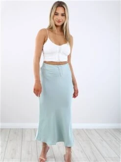 Tally Weijl White Cropped Top With Rhinestones -Noisy May Shop 28618 2