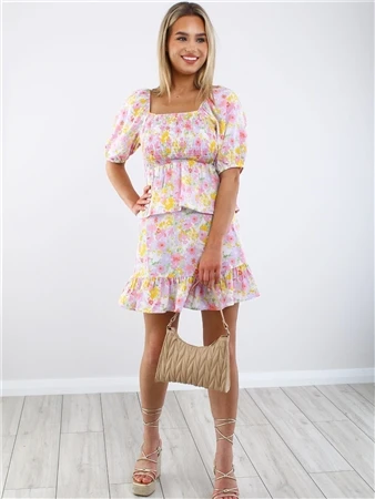 Veromoda Birch / Asta Flower Emma Henna Smock Top 5 Veromoda Birch / Asta Flower Emma Henna Smock Top - Image 3