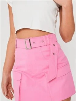 Saint Genies Pink Sybil Cargo Skirt -Noisy May Shop 28667 1