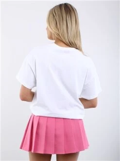 Saint Genies Pink Pleated Skort -Noisy May Shop 28678 3