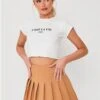 Saint Genies Beige Pleated Skort -Noisy May Shop 28698